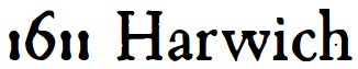 1611 Harwich Logo